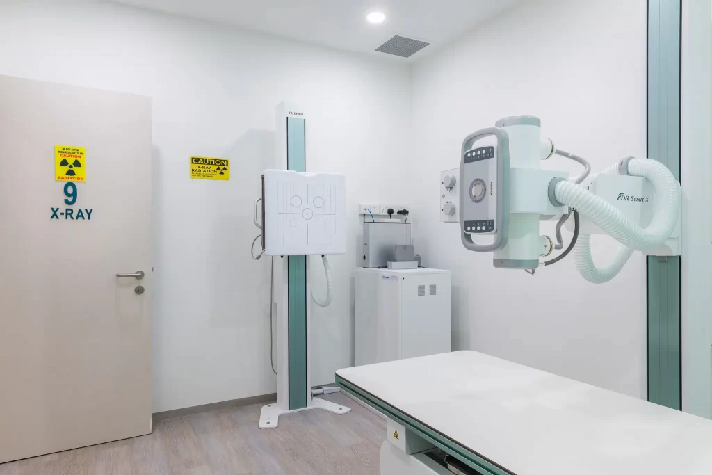 State-of-the-art X-ray machine at HOP Singapore's health screening facility