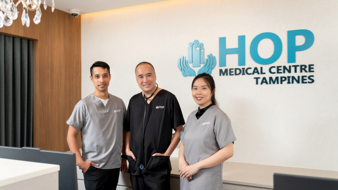 HOP medical staff providing professional care for health screening SG services