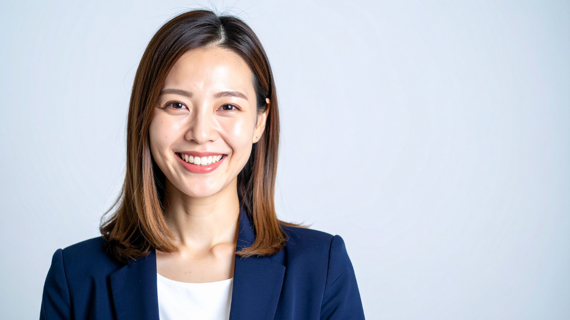 Professional female CEO reviewing corporate health screening data and employee wellness metrics on tablet in modern office setting
