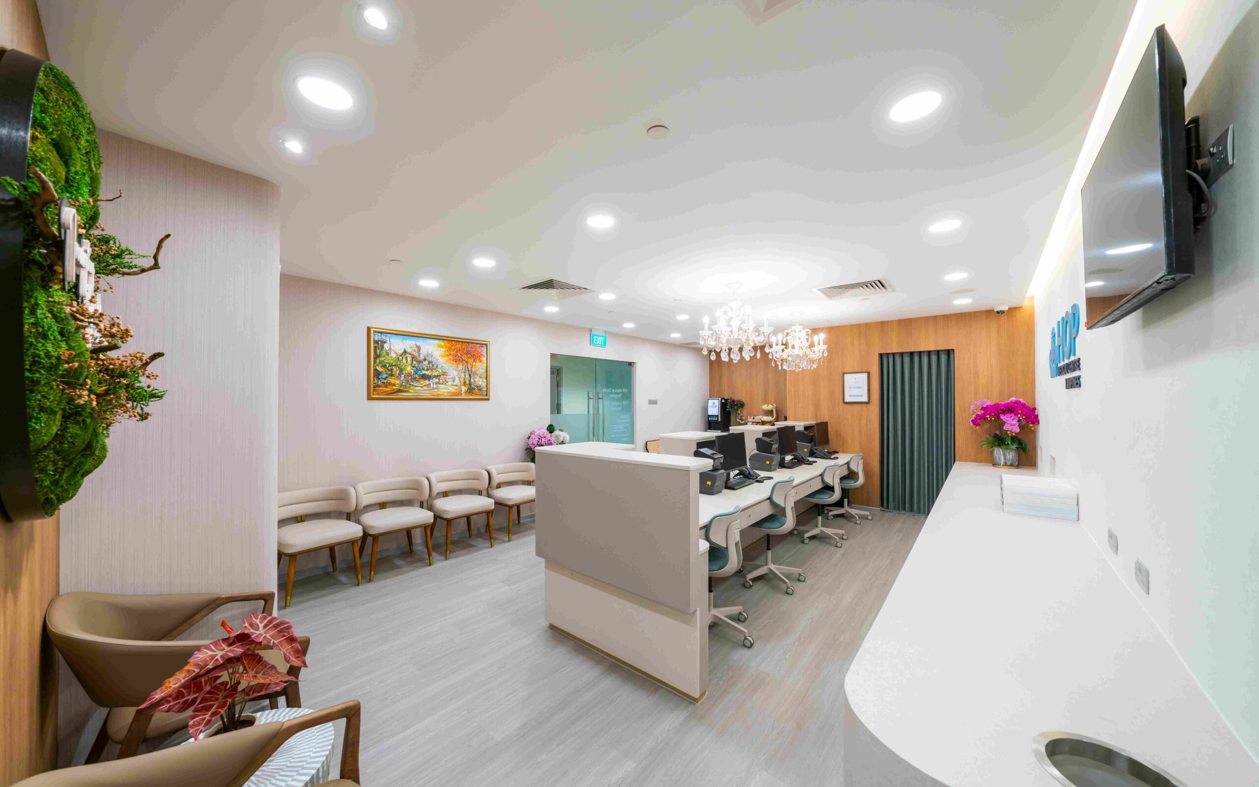 HOP Medical Centre Tampines clinic at CPF Building — health screening centre serving eastern Singapore residents and corporate clients