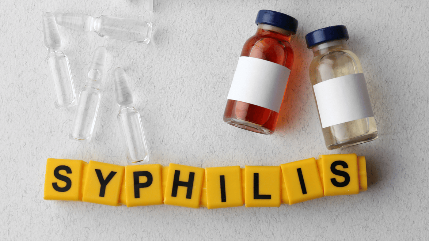 Illustration representing the stages of syphilis and STD check up testing at HOP Medical Centre
